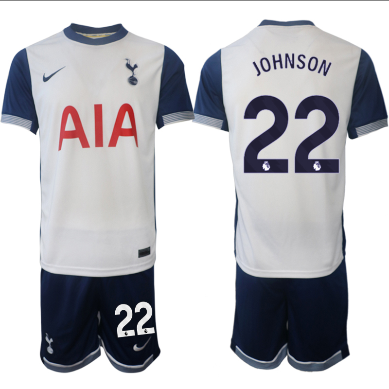 Men 2024-2025 Club Tottenham home White #22 Soccer Jersey->tottenham jersey->Soccer Club Jersey